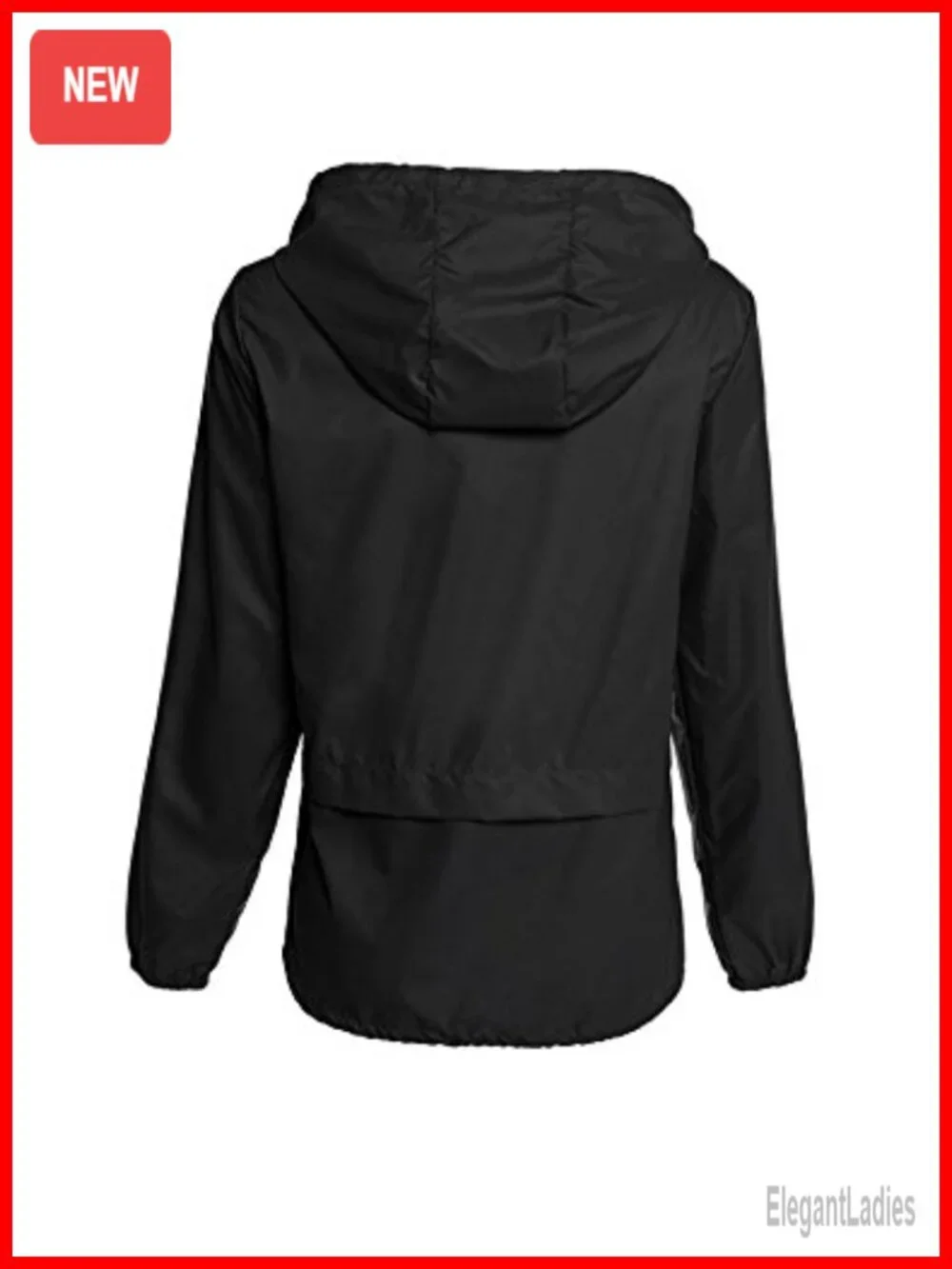 Packable Raincoat Lightweight Waterproof Rain Jacket Hooded Windbreaker Outdoor